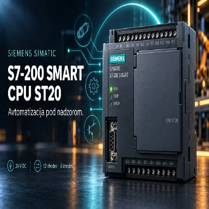 Siemens SIMATIC S7-200 SMART CPU ST20 za avtomatizacijo